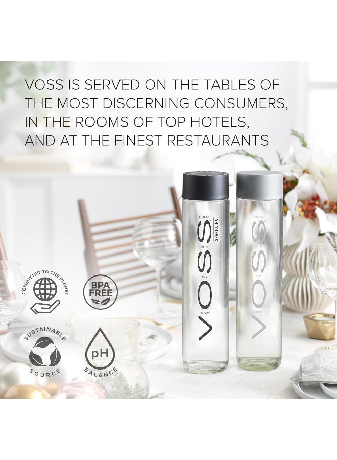 Voss Sparkling, Glass Bottle, 800 ml (Pack Of 12) - Image 5