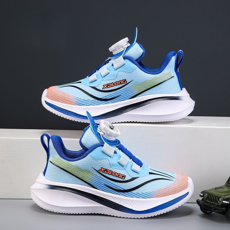 Boys' Shoes Breathable Mesh Running 2025 Medium And Large Children'S Ultra-Light New Children'S Sports Shoes Running Shoes - Image 5