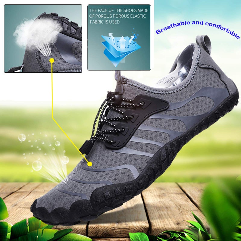 ziitop Water Shoes Mens Women Barefoot Shoes Quick Dry Aqua Outdoor Sports for Swim Pool Beach Surf Walk Water Yoga River Lake Hiking Kayaking - Image 4