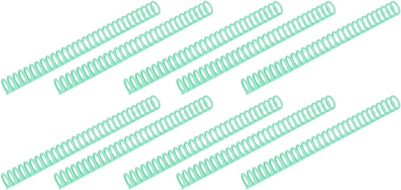 Aramox 30 Rings Comb Binding Spines 19mm Diameter Plastic Binding Combs 150 Sheets Capacity, 10PCS for Calendars (Green) - Image 5