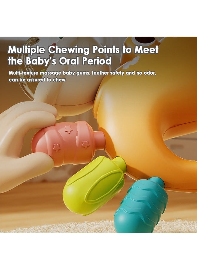2Pcs Baby Rattle And Teether Toys, Crab Shape Sand Hammer, Food Grade Teething Toys for Babies, Newborn Infant Learning Developmental Toys Gifts for 1-2 Year Old Boys Girls  - Image 5