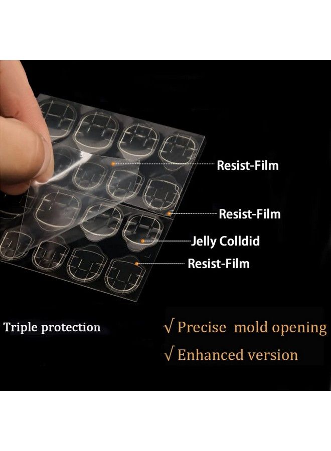 maycreate 24 Pcs Presson Nails Matte Acrylic Full Cover Artificial Press On False Nails With Double Sided Adhesive Tabs French Nails Artificial Nails Art Set - Image 5