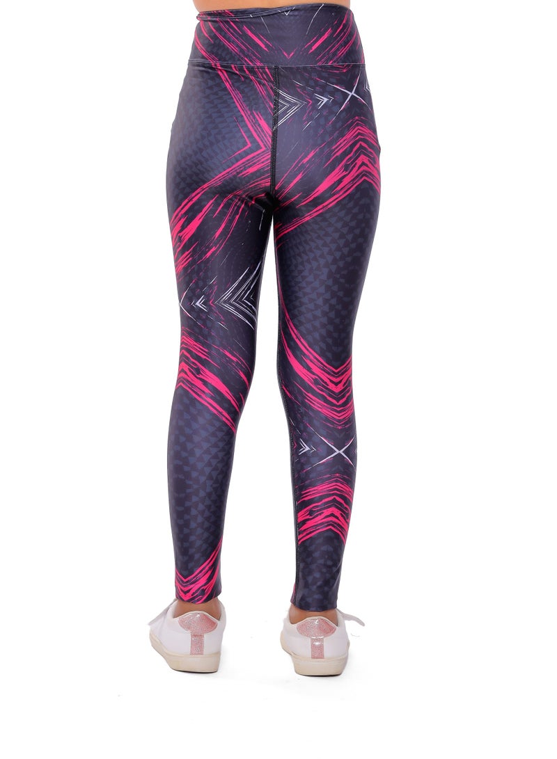ANJA Girls' Colorful Seamless Leggings – Sculpt Design - Image 2