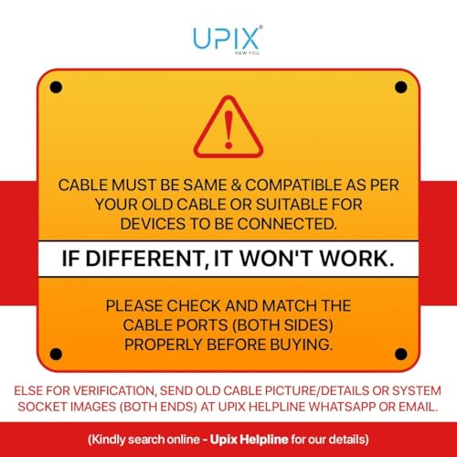 Upix Male to Male VGA Cable 9.1 Meters (30 Feet) - Supports PC, Monitor, TV, LCD/LED, Plasma, Projector, TFT - Image 5