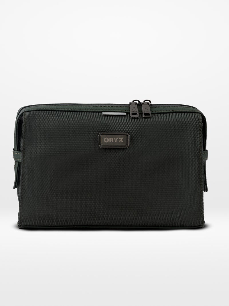 ORYX Green Travel Pouch / Toiletry Bag – Casual & Practical Organizer - Image 1