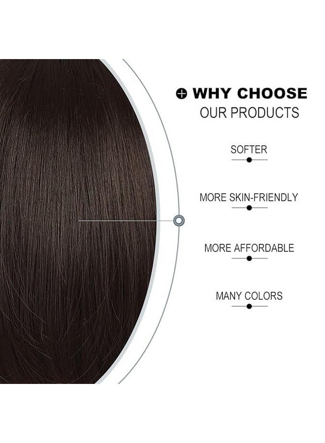 Thrift Bazaar Short Bob Wigs for Women,Dark Brown mixed Blonde Highlight Bob Wig with Bangs,Yaki Straight Shoulder Length Synthetic Wig for Daily Use 12 Inches (Brown With Highlights) - Image 5