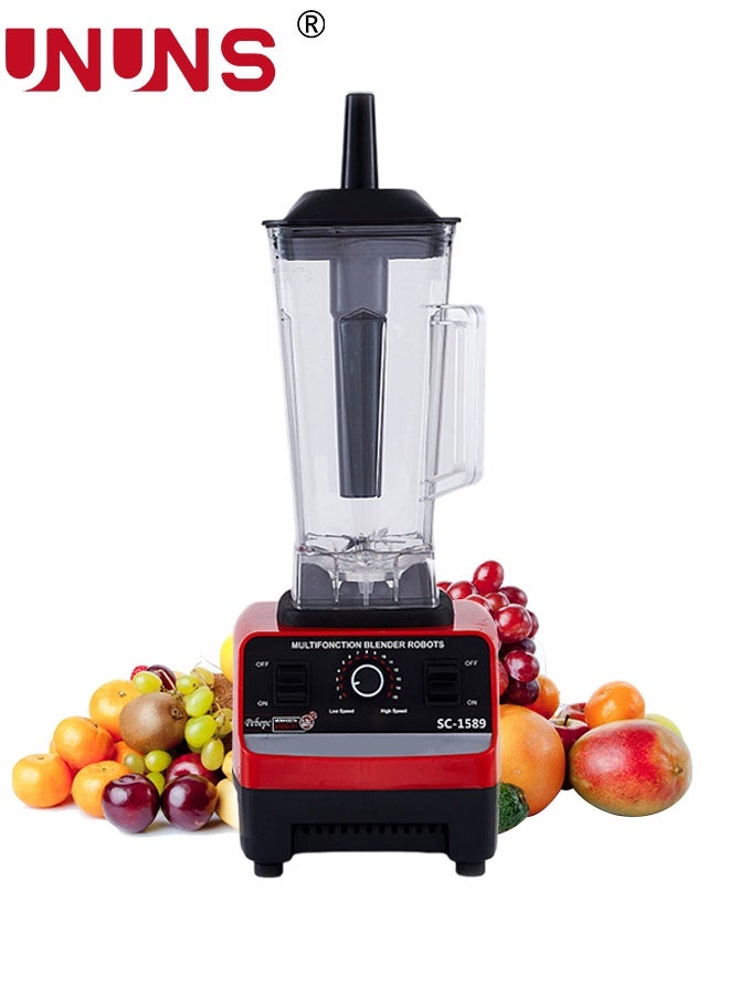 UNUNS Smoothie Blender Maker, Powerful Blenders for Kitchen, 15 Speeds, 2.5L BPA-Free Jar Smoothie Maker, Kitchen Blender Ice Crush Blender for Shakes/Smoothies/Ice/Soup/Nut  - Image 1