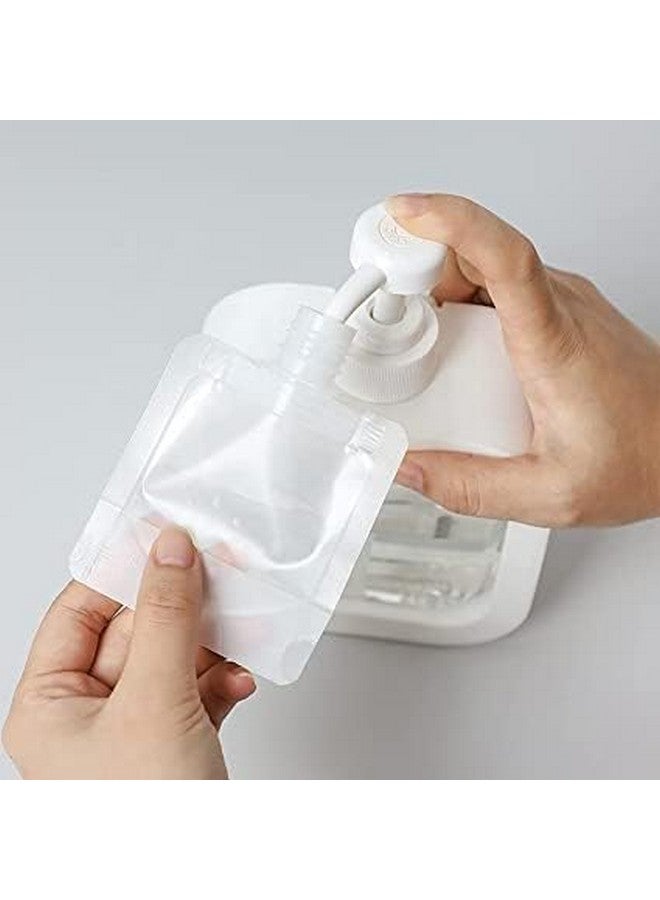 VINSU Clear Travel Pouch Set - TSA Compliant, Leakproof and Waterproof Organizer for Toiletries, Makeup, Liquids, and Travel Essentials - Transparent Pouch with Closure for Travel - (5 Pcs) (100 Ml) - Image 2