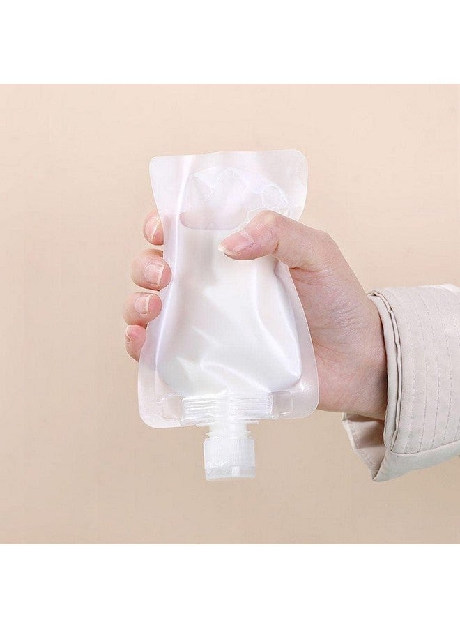 VINSU Clear Travel Pouch Set - TSA Compliant, Leakproof and Waterproof Organizer for Toiletries, Makeup, Liquids, and Travel Essentials - Transparent Pouch with Closure for Travel - (5 Pcs) (100 Ml) - Image 3