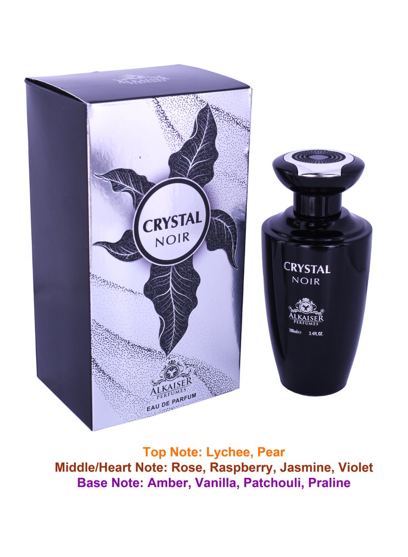 ALKAISER PERFUMES CRYSTAL NOIR Eau De Parfum 100ml ALKAISER PERFUMES Captivate with Timeless Elegance and Allure - Image 3