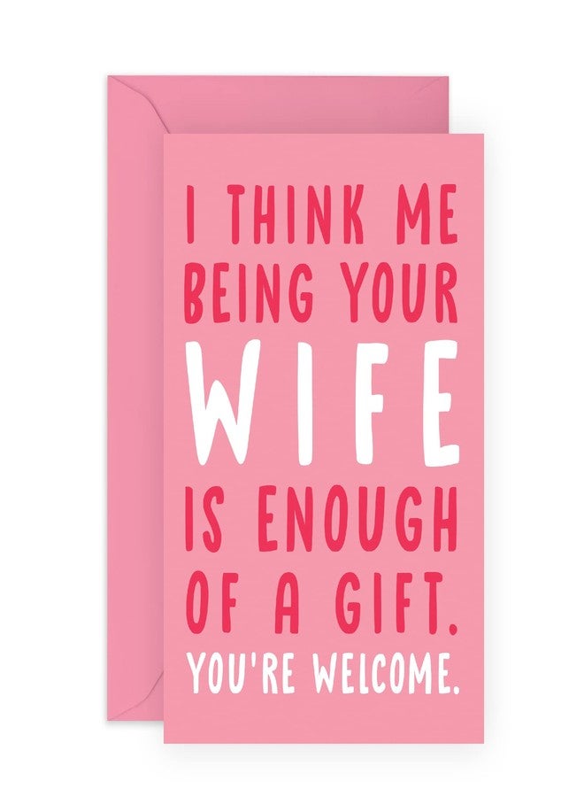 CENTRAL 23 Husband Birthday Card from Wife - Funny Birthday Card For Men - Prank Gag Joke - Gifts For Him - Comes With Fun Stickers - Made In The UK - Image 1