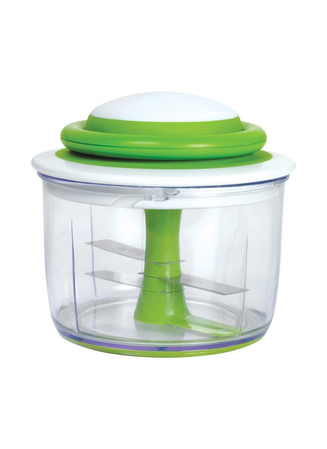 Chef'n - Chef'n VeggiChop Hand-Powered Food Chopper (Arugula), 5.5" x 5.5" x 5" - Image 1