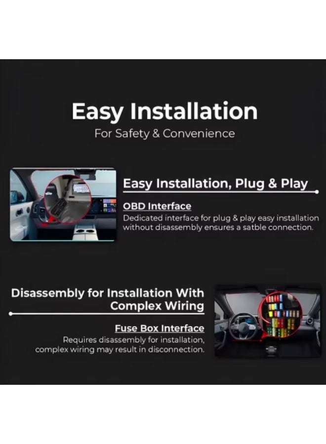 دي دي باي طقم توصيل مباشر DDPAI OBD مع فيوز لكاميرات القيادة Z90 Master، Z90، Z60 Pro، Z60، N5 Dual، N5 Pro، Z50 Pro، كابل مراقبة ركن السيارة من النوع C، مراقبة ركن السيارة على مدار الساعة - Image 3