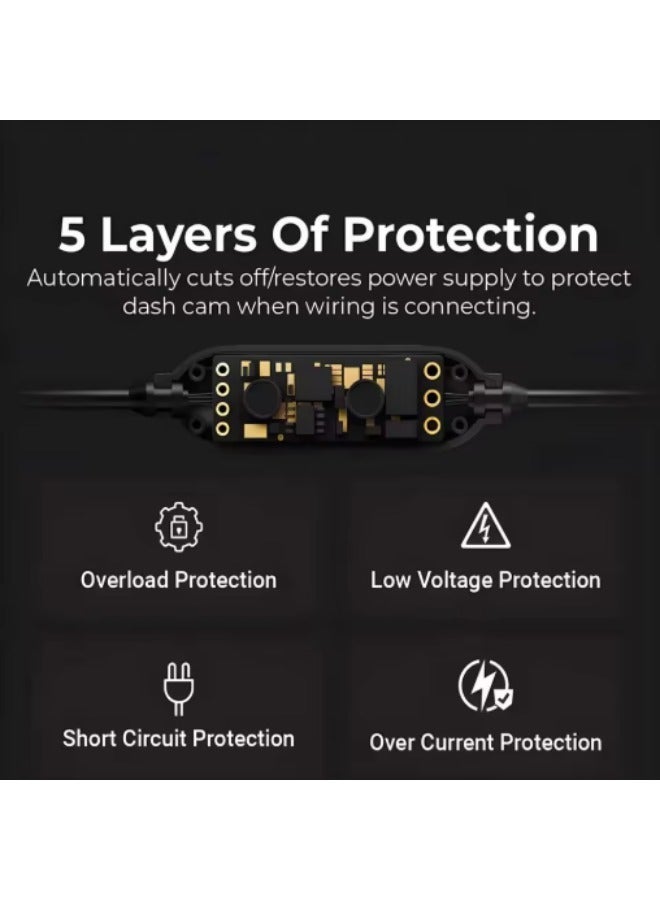 DDPAI OBD and Fuse Hardwire Kit for Z90 Master, Z90, Z60 Pro, Z60, N5 Dual, N5 Pro, Z50 Pro Dash Cam Parking Cable Type C Port 24H Parking Monitor - Image 2