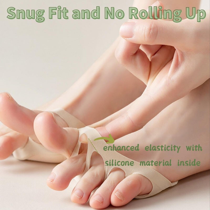 Eacozy Metatarsal Pads Invisible Socks  Soft Foot Pads For Women And Men  Reusable Ball Of Foot Cushions For Runners  Prevent Pain And Discomfort - Image 4