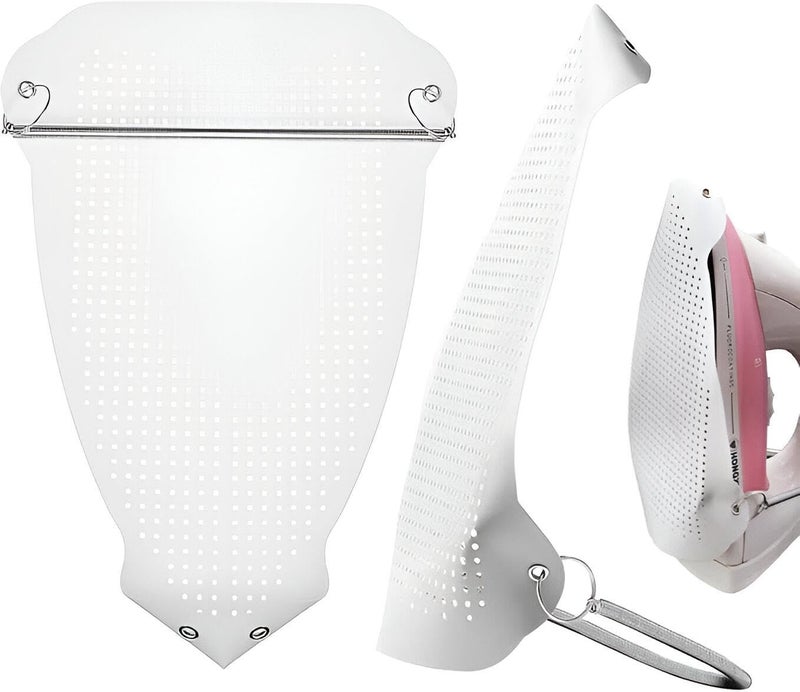 Iron Shoe Cover - Heat Resistant Non-Stick Protective Guard with Metal Construction and Perforated Design for Effortless Steam Ironing - Image 1