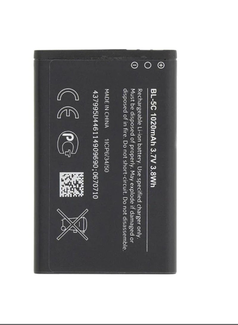 Replacement Battery for Nokia BL5C 1020mAh  - Image 5