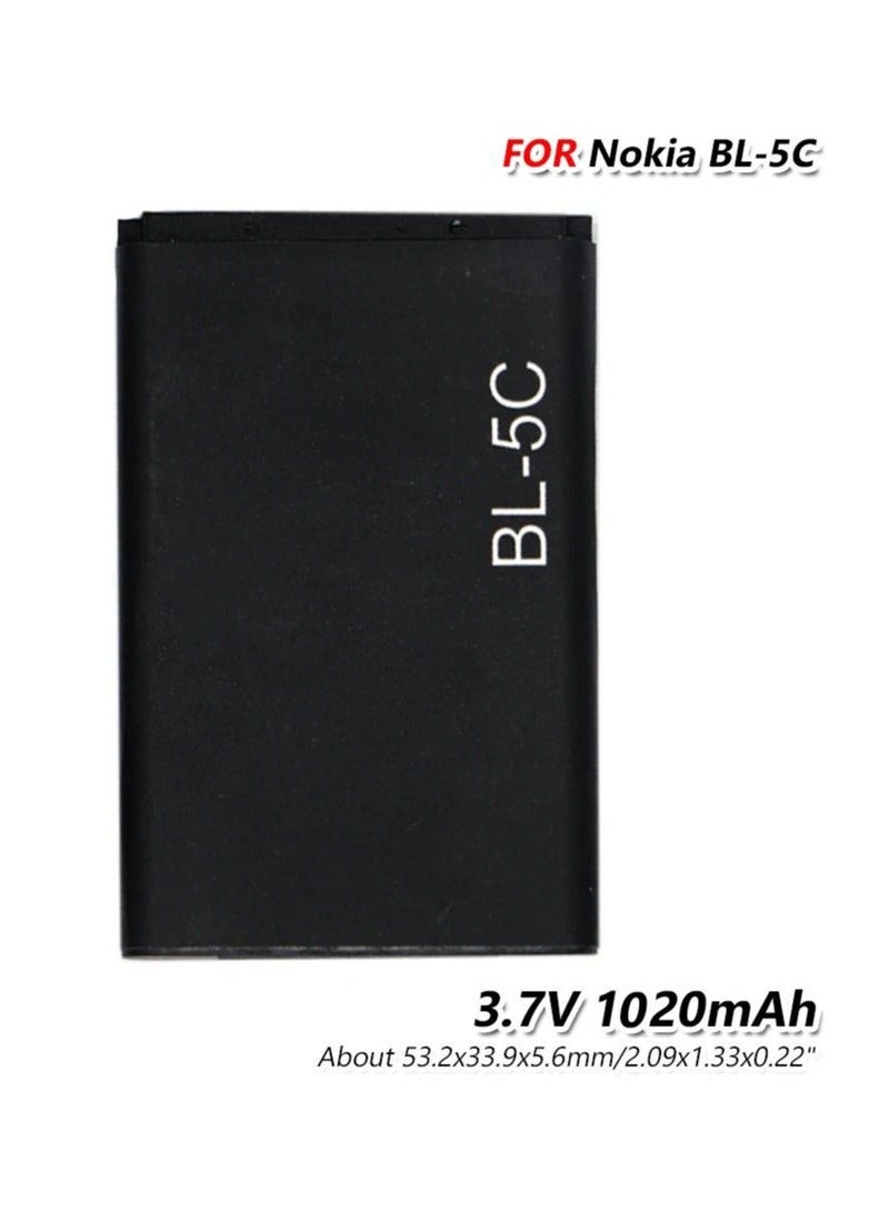 Replacement Battery for Nokia BL5C 1020mAh  - Image 1