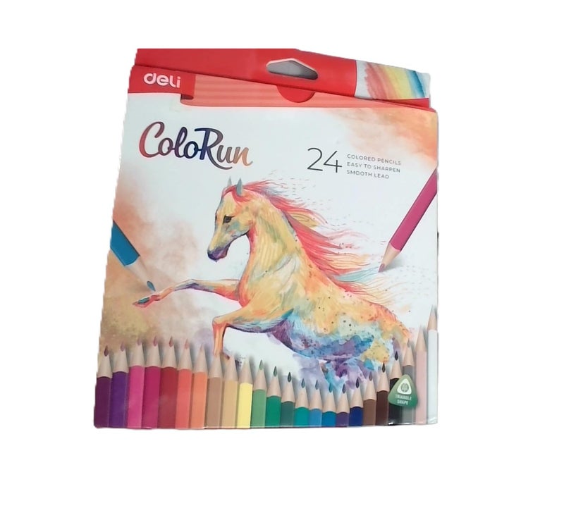 Deli ec00320 colored pencil lead for smooth coloring ec00320