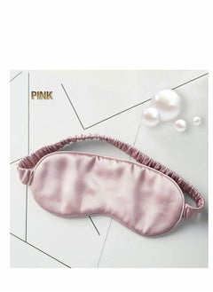 Excefore Sleep Mask, Silk Eye Mask for Sleeping Women/Men/Girls, Both Sides 100% Pure Mulberry Silk Blackout Anti-Allergy Blindfold with Elastic Strap for Full Night's Sleep, Travel and Nap (Pink)  - Image 2