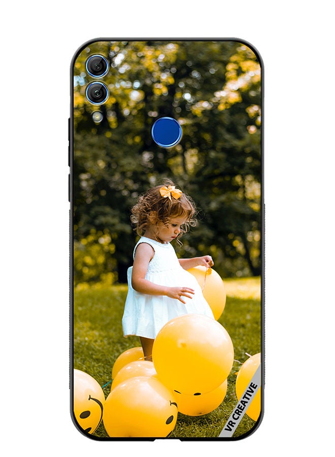 Protective Case Cover For Honor 10 Lite Happy Hapie Smiley Design Multicolour