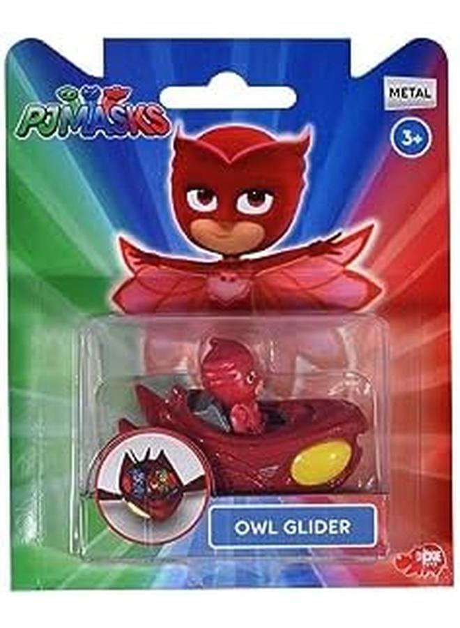 سموبي حزمة واحدة من طائرات البومة الشراعية المعدنية ذات العجلات الحرة مقاس 7 سم من 3 سنوات - Image 2