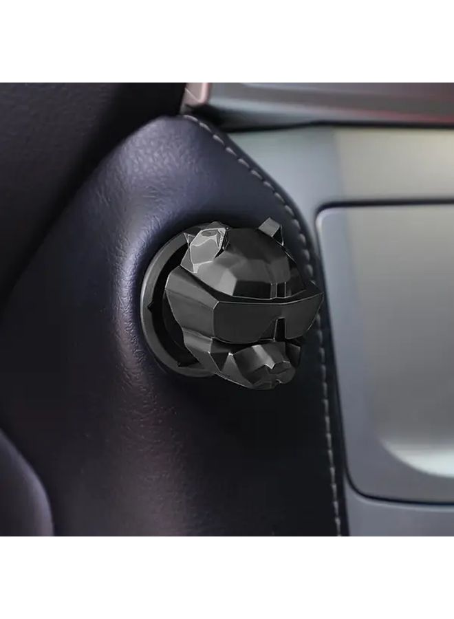Red Bully Dog Car One Button Start Decorative Cover Protective Ignition Switch Sticker - Image 4