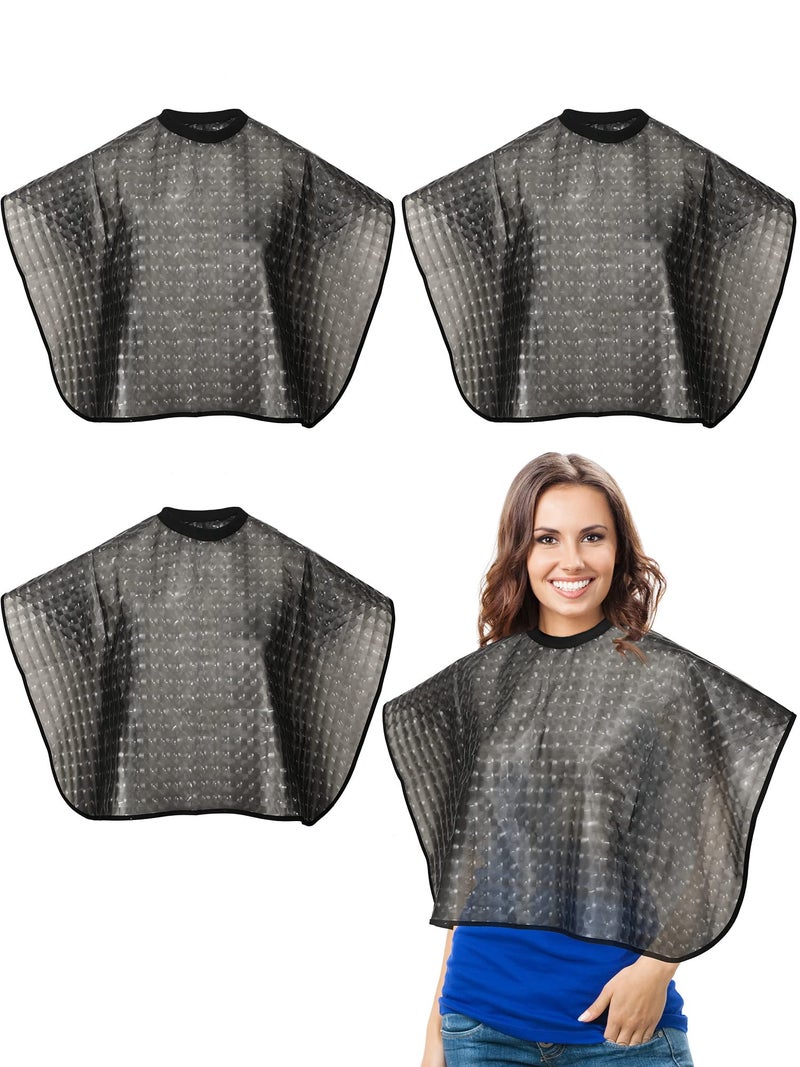 Zhanmai 4 Pieces Hair Color Shampoo Cape for Salons Waterproof Hair Washing Capes Makeup Beauty Salon Apron for Barber(Classic Color) - Image 1