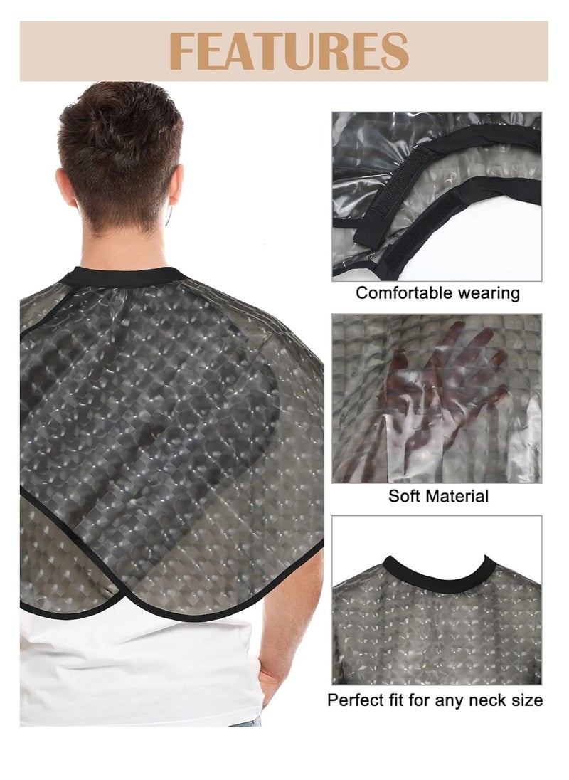 Zhanmai Zhanmai 4 Pieces Hair Dye Cape Shampoo Capes for Salons Waterproof Hair Color Capes Makeup Cape Hair Cutting Cape Beauty Salon Cape Apron for Hair Stylist Barber Bib Hairdressing Styling (Classic)  - Image 2
