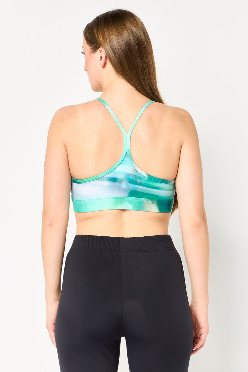 Reebok Women Padded Brand Logo Training Sport Bra, Multicolor - Image 4