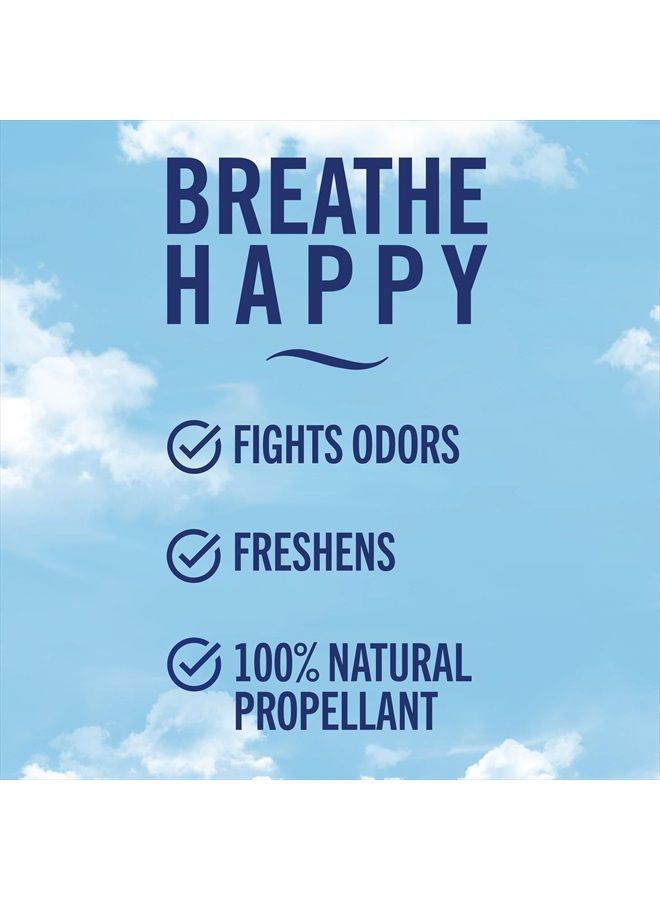 febreze Air Freshener Spray, Air Deodorizer Odor Fighter Spray For Strong Odors, Bathroom Deodorizer, Heavy Duty Crisp Clean Scent, 8.8 Oz (Pack of 3), Bathroom Spray, Air Refresher - Image 3