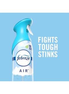febreze Air Freshener Spray, Air Deodorizer Odor Fighter Spray For Strong Odors, Bathroom Deodorizer, Heavy Duty Crisp Clean Scent, 8.8 Oz (Pack of 3), Bathroom Spray, Air Refresher  - Image 5