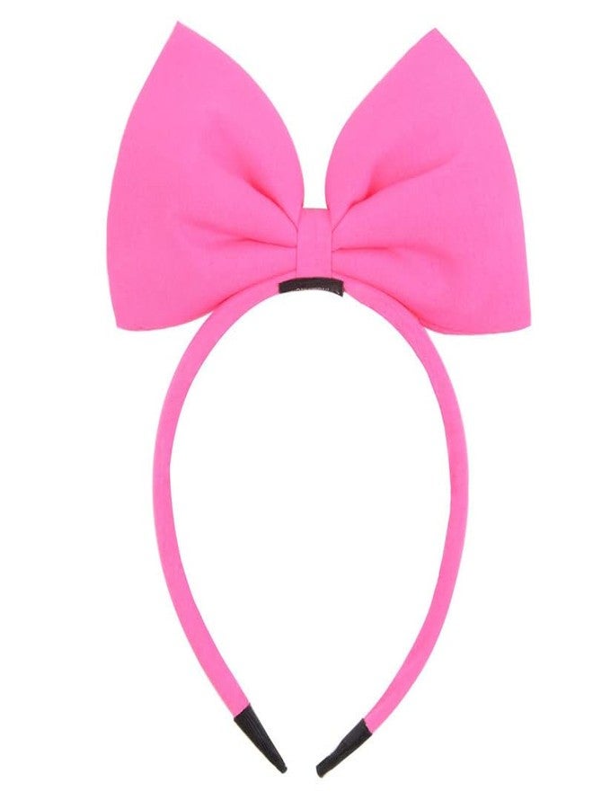 RECTYO GALLERY 1 pcs Hair Band Bow Headbands Headdress for Women and Girls, Perfect Hair Accessories for Party and Cosplay (pink) - Image 1