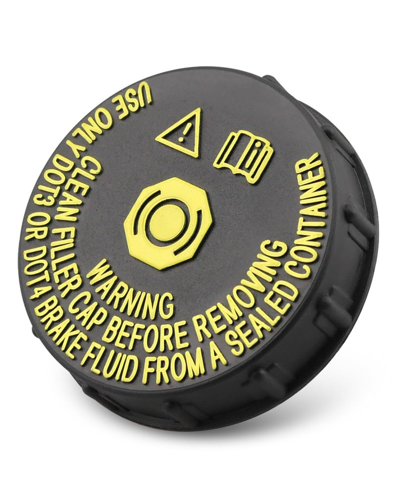 Quaneguzy Brake Fluid Tank Reservoir Cap Fits for Nissan Rogue 2015-2023 Rogue Sport 2017 2018 2019 2020 2021 Brake Master Cylinder Oil Reservoir Tank Cap Replace 460204BA0A Black - Image 1