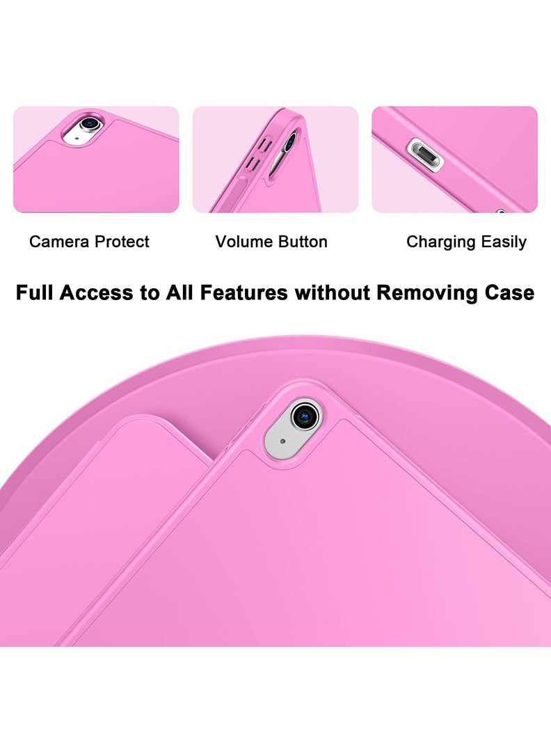 Theodor Slim Smart Case for iPad Air 11 Inch (M4 2026/ M3 2025/ M2 2024) Lightweight Slim Trifold Cover with Pencil Holder, Soft TPU Back, Auto Wake Sleep, Shockproof Protective Tablet Case - Purple - Image 3