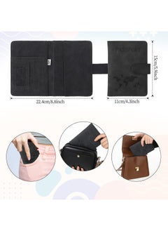 Generic Passport Holder for Travel Essentials, Passport Wallet Cover Case for Travel Must Haves Accessories,Passport Book Holders for Women and Men Blue  - Image 4