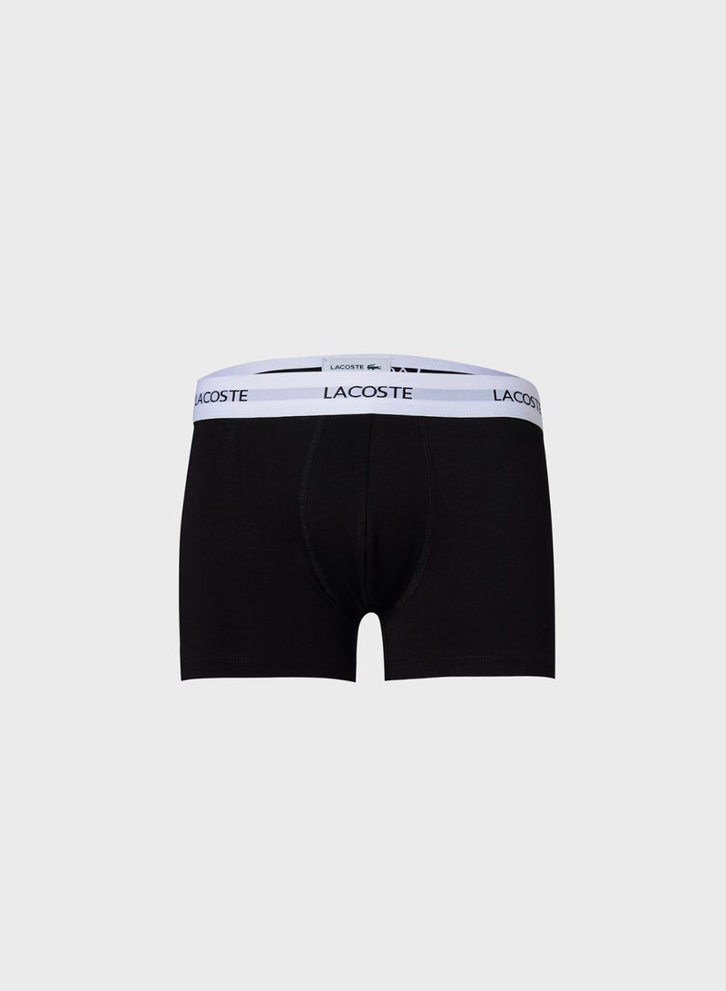 LACOSTE 3-Pack Stretch Cotton Trunks - Image 4