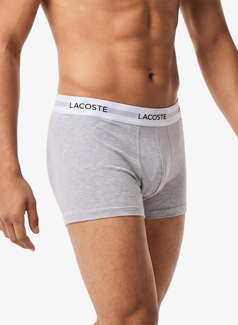 LACOSTE 3-Pack Stretch Cotton Trunks - Image 3