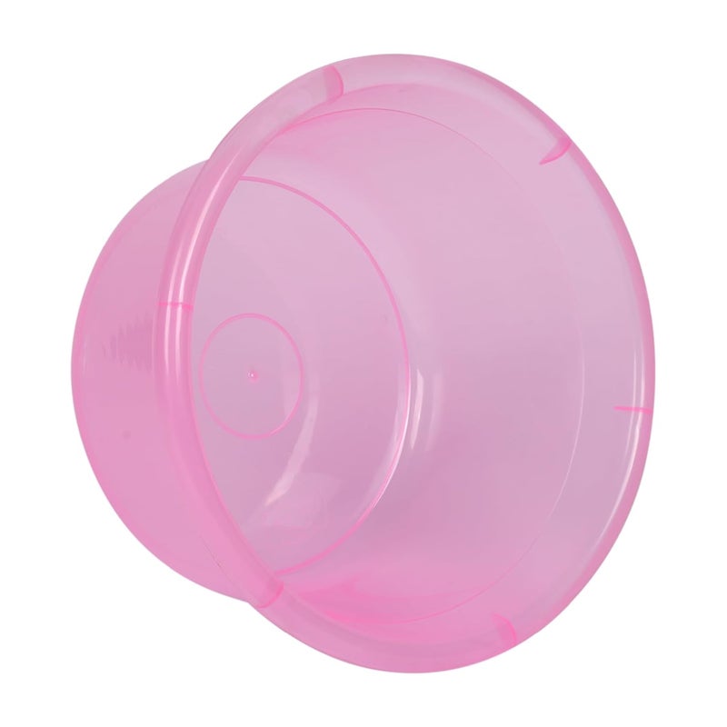 Kuber Industries Pack of 2 Bath Tub Multipurpose Bath Tub Tub for BathroomFeeding PanWashing Clothes Washing Tub Bathing Bathroom Tub 25 LTR Transparent Blue Pink - Image 5