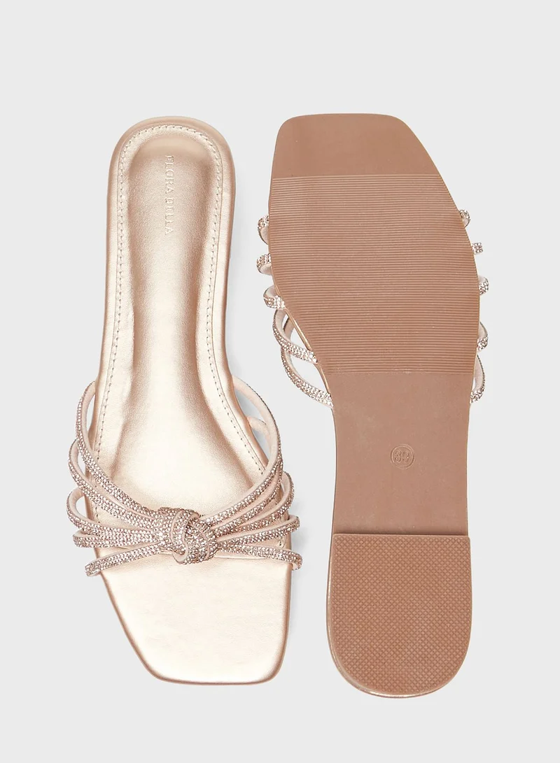 shoexpress Multi Strap Flat Sandals