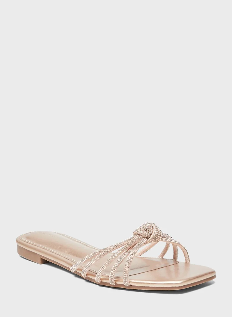 shoexpress Multi Strap Flat Sandals
