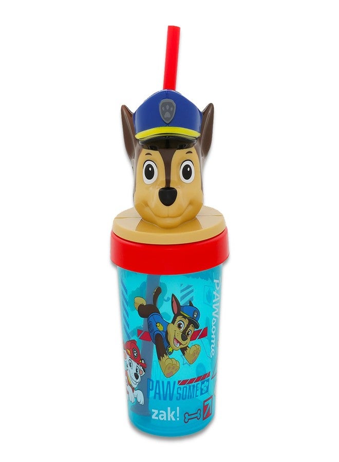 PAW PATROL مجموعة أكواب شرب باو باترول - مجموعة أكواب سفر مكونة من 2 أكواب خالية من BPA، غطاء وشفاطة بالإضافة إلى ملصقات للأطفال الصغار | 13 أونصة من مستلزمات مدرسة باو باترول - Image 2