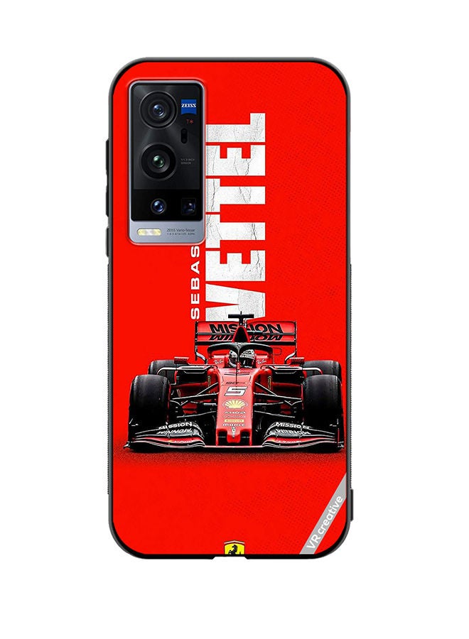 VR CREATIVE Protective Case Cover For Vivo X60 Pro Plus F1 Racing Car Design Multicolour - Image 1