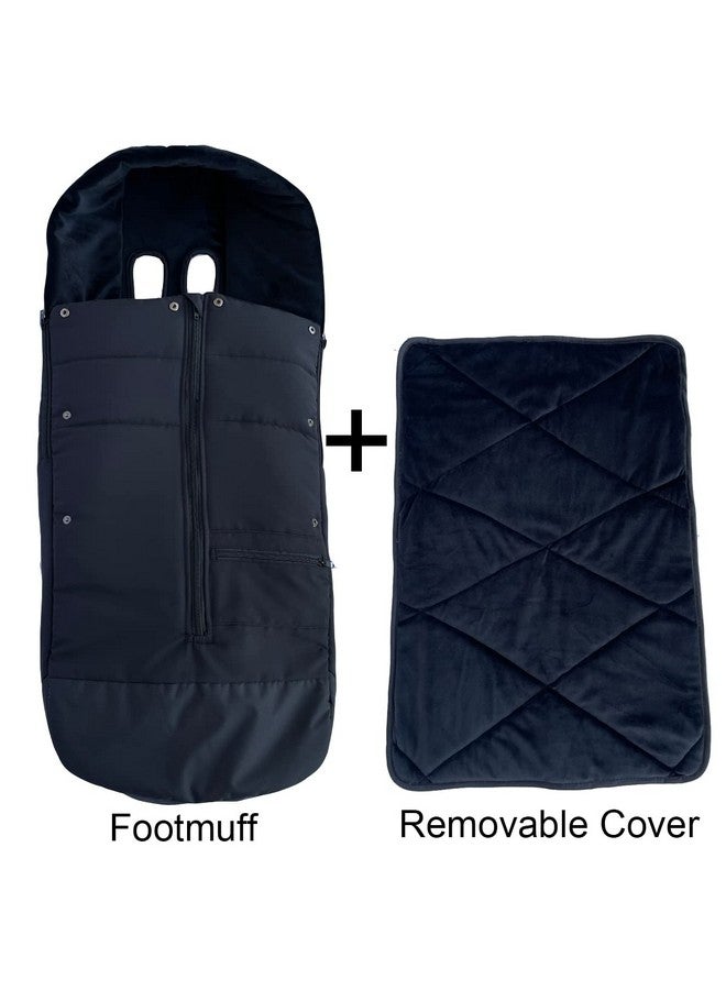 AICTIMO Universal Stroller Accessories Footmuff Compatible with Doona Car Seat & Strollers, Waterproof Warm Bunting Bag Suitable for 95% Car Seat and Strollers - Image 2