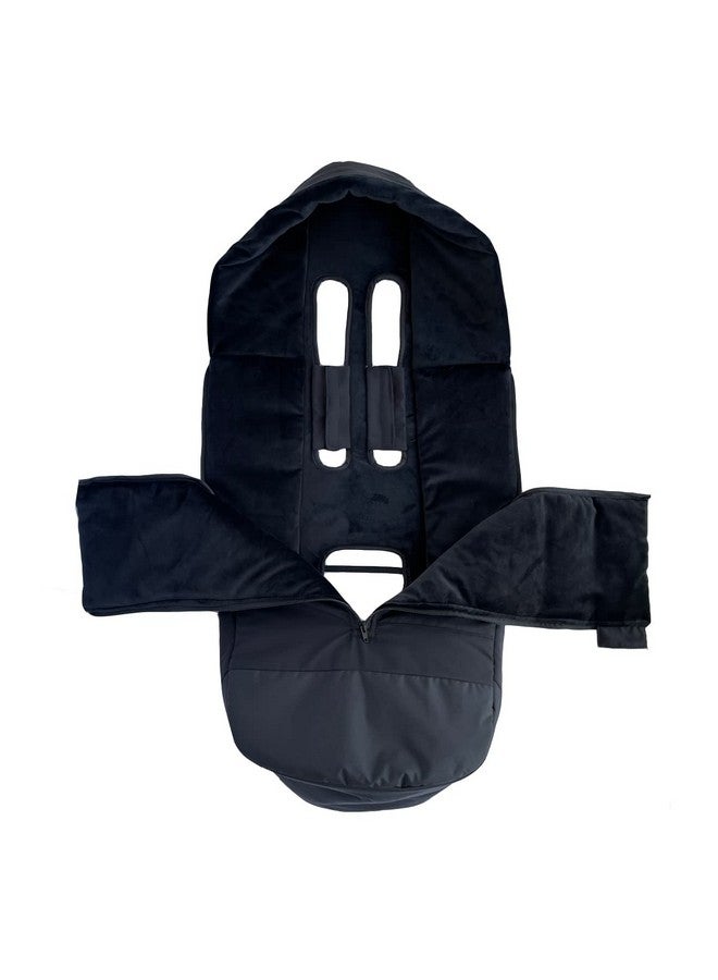 AICTIMO Universal Stroller Accessories Footmuff Compatible with Doona Car Seat & Strollers, Waterproof Warm Bunting Bag Suitable for 95% Car Seat and Strollers - Image 3