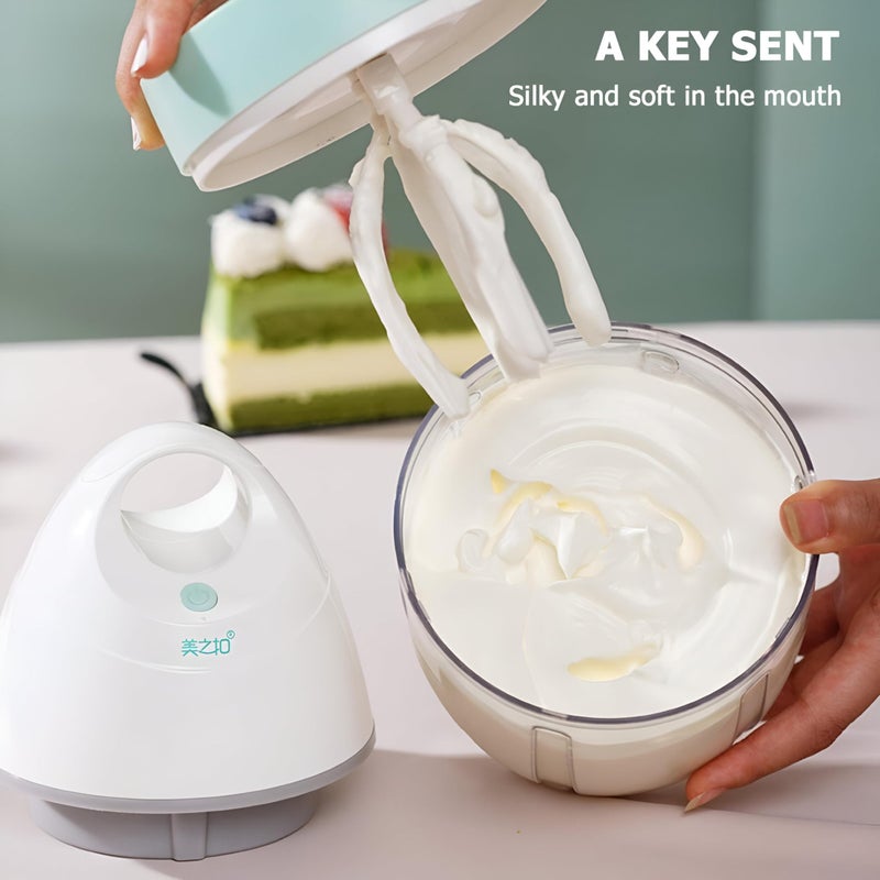 Electric Blender - Whip cream and knead dough easily with this multifunctional electric mixer, designed for convenience and efficiency in your kitchen. - Image 4