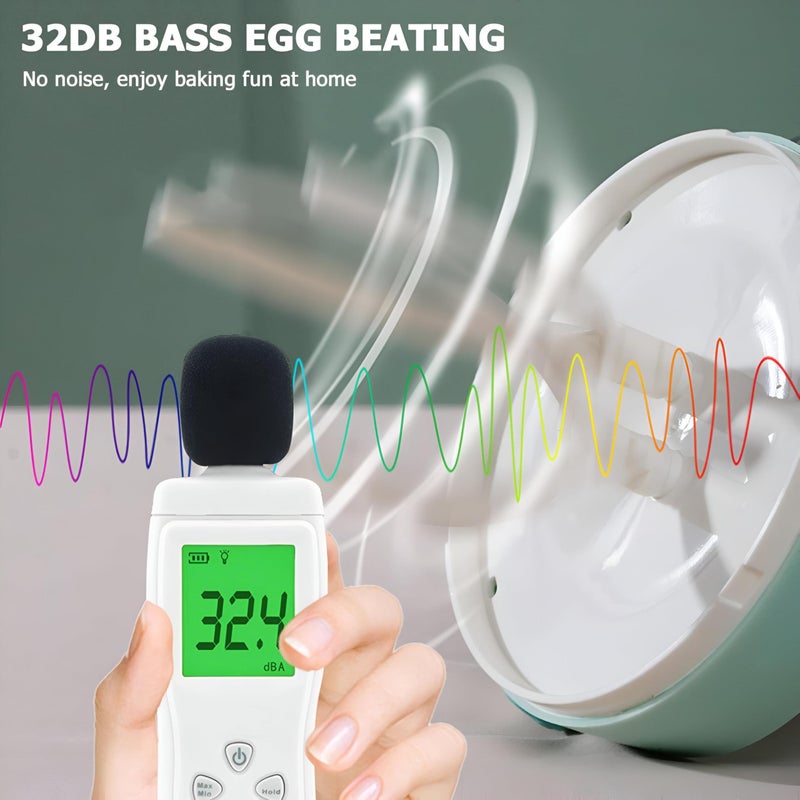 Electric Blender - Whip cream and knead dough easily with this multifunctional electric mixer, designed for convenience and efficiency in your kitchen. - Image 5