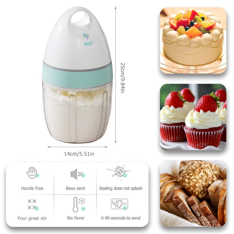 Electric Blender - Whip cream and knead dough easily with this multifunctional electric mixer, designed for convenience and efficiency in your kitchen. - Image 2