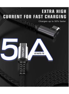 Lenyes Fast Charging Data Cable Type C to C 1.5m, 100W  - Image 3