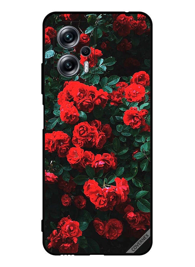 Covernex Protective Case Cover For Xiaomi Redmi Note 11T Pro Garden Of Roses - Image 1